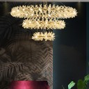 Loft Industry Modern - Stalactite 19 Circle Chandelier